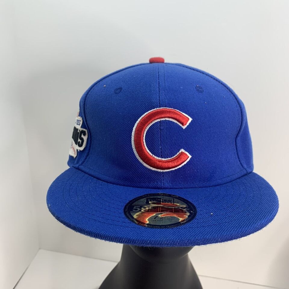 Primary image for 2016 Chicago Cubs World Series Champions 59FIFTY New Era Sz 7 1/2 Fitted Hat