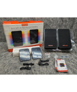 Aiwa Aura Light-up Wall Speaker 2-Pack + 8GB Ai6024pk2-blk New - $105.47 CAD