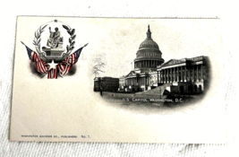 US Capitol Washington DC Photo Postcard Washington Souvenir Co Publisher... - £11.67 GBP