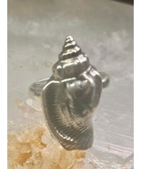 Shell ring sign Washed Ashore band snail size 8 sterling silver women - €57,74 EUR