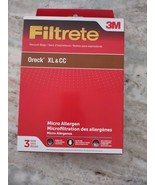 Filtrete Oreck XL &amp; CC 3 Bags Micro Allergen - £8.43 GBP