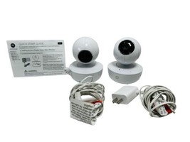 Set Of 2 Motorola MBP36XLBU Replacement Extra Camera For Baby Monitor W/ Cord - $29.32