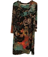 Calvin Klein Dress Multi Funky Below The Knee Size Medium Used Good Cond... - €12,80 EUR