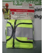 3M 94617 One Size Polyester Yellow Class 2 Construction Safety Vest New - $8.50