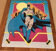 Vintage Golden Batman  DC Comic 200 Piece Jigsaw Puzzle 1989, 14&quot; x 18&quot; ... - $14.99