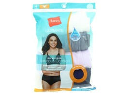 Hanes Ultimate Brief Underwear, Cool Comfort Microfiber, Low Rise, 4 Pack SIZE 9 - £10.78 GBP