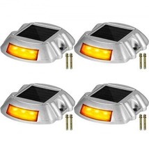 evor Driveway Lights, 4-Pack Solar Driveway Lights with Switch Button, Solar ... - $55.49