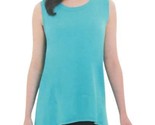 NEW Adrienne Vittadini Ladies’ High-Low Sleeveless Top Aquatic - £6.50 GBP