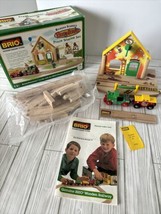 Brio Wooden Railway Richard Scarry&#39;s Busytown TRAIN STATION SET Missing ... - £58.54 GBP