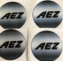 4X50 MM Silikone Stickers AEZ domed for wheel rim center caps - £10.22 GBP