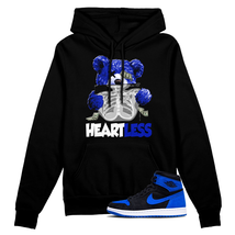 Royal Reimagined 1 Blue White Black Hoodie Match HEART - £45.53 GBP+