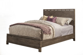 Cardiff Full Size Panel Bed, Weathered Grey - $16,086.75 MXN