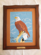1984 Framed AMERICAN BALD EAGLE #113 LE Embroidery - Original MORITZ EMB... - £15.80 GBP