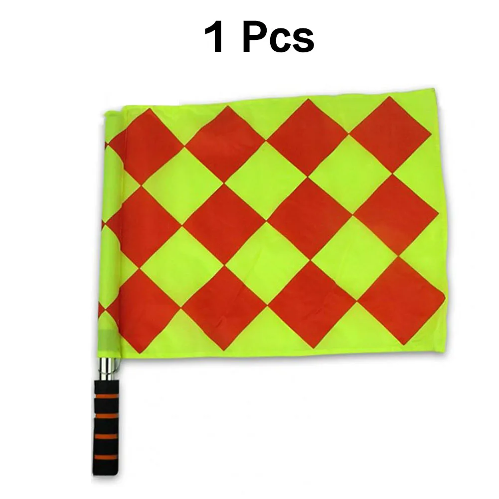 1 Pcs Soccer Referee Flag Competition Fair Play  Match Football Small Grid Shape - £83.58 GBP