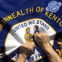 Anley Rip-Proof Double Sided 3-Ply Kentucky State Flag 3x5 Ft Kentucky K... - £17.31 GBP