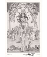 History of the DC Universe SIGNED George Perez Comic Art Print ~ Wonder ... - €347,23 EUR