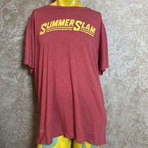 WWE WWF Homage Summer Slam T-shirt L Red Vintage - £11.58 GBP
