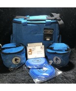 Dog Travel Bag Airline Approved Pet Accessories Food Storage Bowl Tote Blue - $29.69