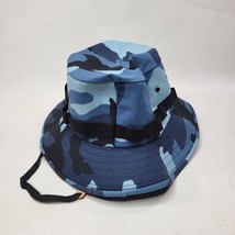 New Military Blue Urban Camouflage Boonie Hat Cap Hot Weather Sun Hat XL... - $13.50