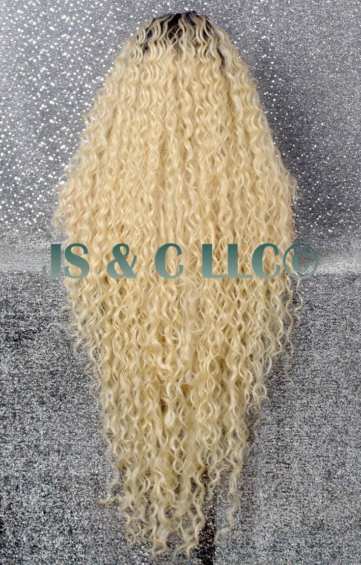Extra Long Spiral Curly wig Full Volume w. Baby Hair Heat Safe Lace Front Human  Item image 6
