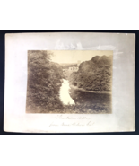 Antique c.1871 Fountains Abbey Art Photograph Signed J.S. Wright  - £157.59 GBP