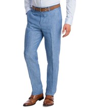 Bar III Men&#39;s Slim-Fit Linen Dress Pants MLCOPC1Y01 in Blue-Size 30x30 - $47.99