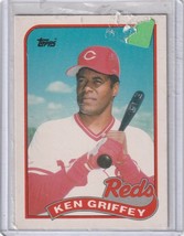 1989 Topps MLB Traded #40T Ken Griffey Reds, Centered very nice card NM. - £3.16 GBP