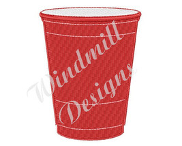 Solo Cup - Machine Embroidery Design - £2.76 GBP