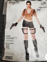 Treasure Huntress Womens Costume Lara Croft Tomb fighter Raider Cosplay sexy fun - £27.24 GBP
