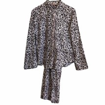 Victoria’s Secret animal print 100% cotton 2 piece pajama set size S - £32.95 GBP