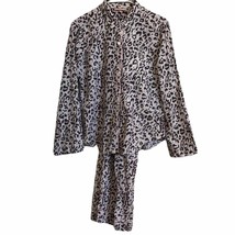 Victoria’s Secret animal print 100% cotton 2 piece pajama set size S - £33.18 GBP