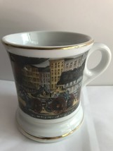 Vintage Ceramic Mustache Mug Cup THE LIFE OF A FIREMAN Fire Fighter Fire... - $13.54 CAD