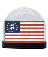 President Trump Colonial Flag Snow Globe NEW - $15.00