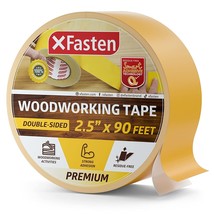 Double Sided Woodworking Tape W/Yellow Backing 2.5 Inches X 30 Yards - £29.45 GBP