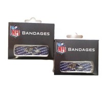 Lot of 2 NFL Baltimore Ravens Bandages 1&quot; x 3&quot; Box Count 40 Kids Game Day - £9.54 GBP