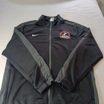 Nike Dri Fit Men's Black Full Zip Pockets Jacket Size XL Chest 49" image 11