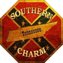Southern Charm Tennessee Metal Novelty Stop Sign BS-378 - £21.93 GBP