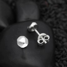 Sterling Silver Nugget Post Earrings 5x5mm - €18,41 EUR