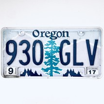 2017 United States Oregon Douglas Fir Passenger License Plate 930 GLV - £13.17 GBP