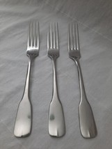 Ginkgo Helmick ~ Alsace  ~ Set of 3 Forks 8.5&quot;  ~ Korea ~ Stainless 18/1... - £46.48 GBP