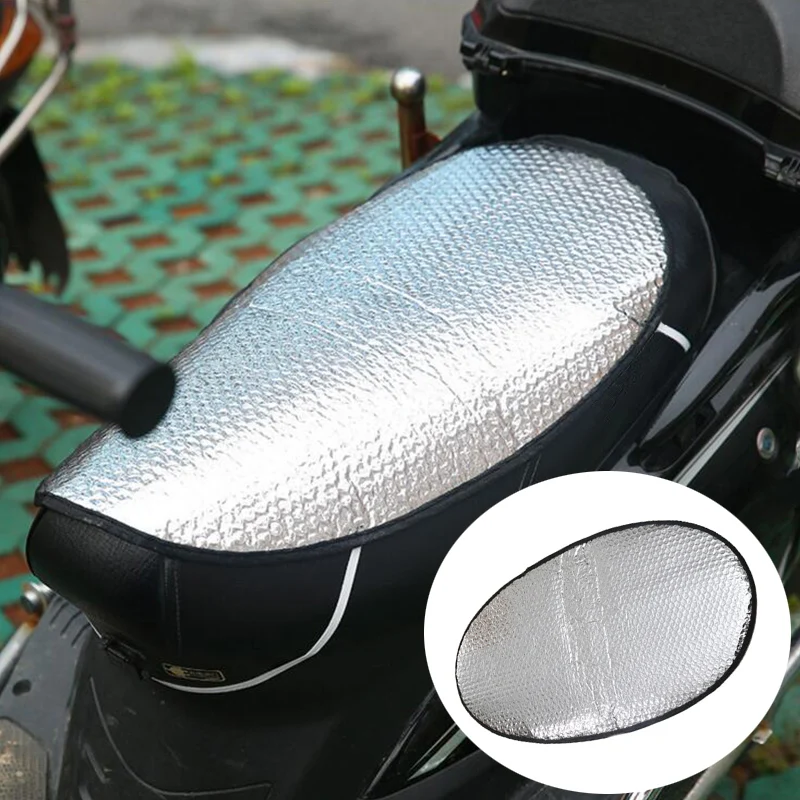 2pcs Motorcycle  Pad Seat Cover Waterproof Summer  Heat Insulation Cushion Anti- - $85.49