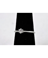 100% Authentic Tiffany &amp; Co. Platinum 950 0.18ct 1P Diamond Ring US Size 6  - $1,339.94 CAD