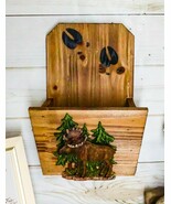 Ebros Western Moose By Pine Trees Forest And Trail Wall Planter Or Mail ... - $75.21 CAD