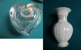 Lenox Pave Jewel Collection Crystal Trinket Segmented Vase Pick 1 - £52.15 GBP+
