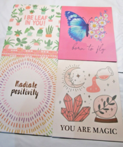 Lot of 6 RAMDOM Designs w/Words 2-Pocket Paper Folder for 8-1/2″ by 11″ by Top - £6.38 GBP