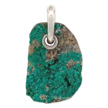 Starborn Dioptase Stone Pendant Necklace (22&quot;) Green - £142.22 GBP