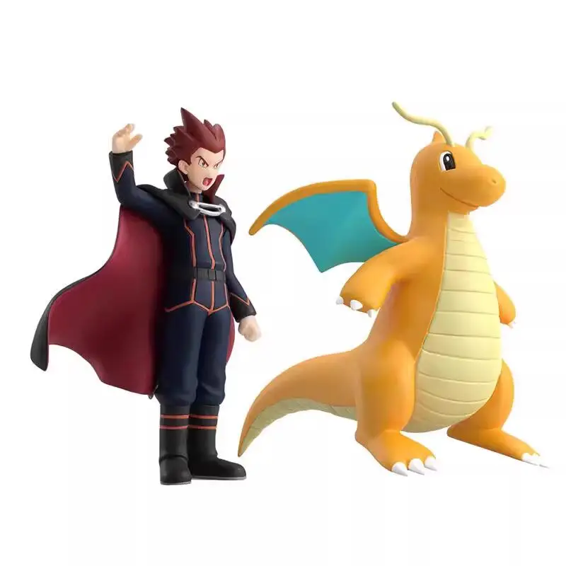 Bandai Pokemon Anime Shokugan SCALE WORLD Kanto region Lance Dragonite PVC - £76.30 GBP