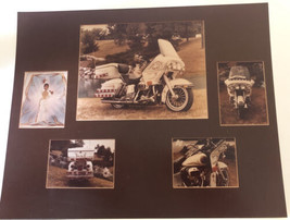 Elvis Presley 3 Pictures In One Motorcycle 8x10 Photo Still Image - $10.88