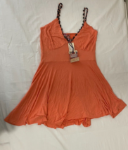 Buffalo David Bitton Women&#39;s Orange Dress Size L - e293 - $22.97