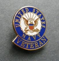 Navy Usn Us Veteran Blue Shield Lapel Hat Pin Badge 1.1 Inches - £7.77 GBP